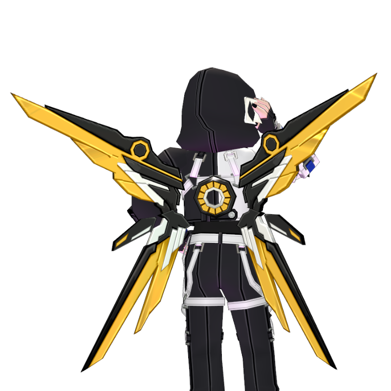 Mabinogi Dawn Tech Chic Assault Wings (Enchantable)