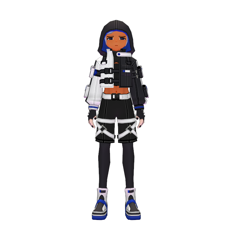 Mabinogi Tech Chic Short Suit (M)