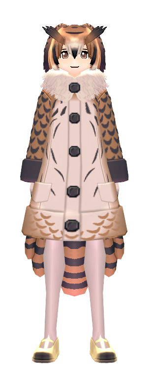 KEMONO FRIENDS X Mabinogi Eurasian Eagle Owl Coat Male