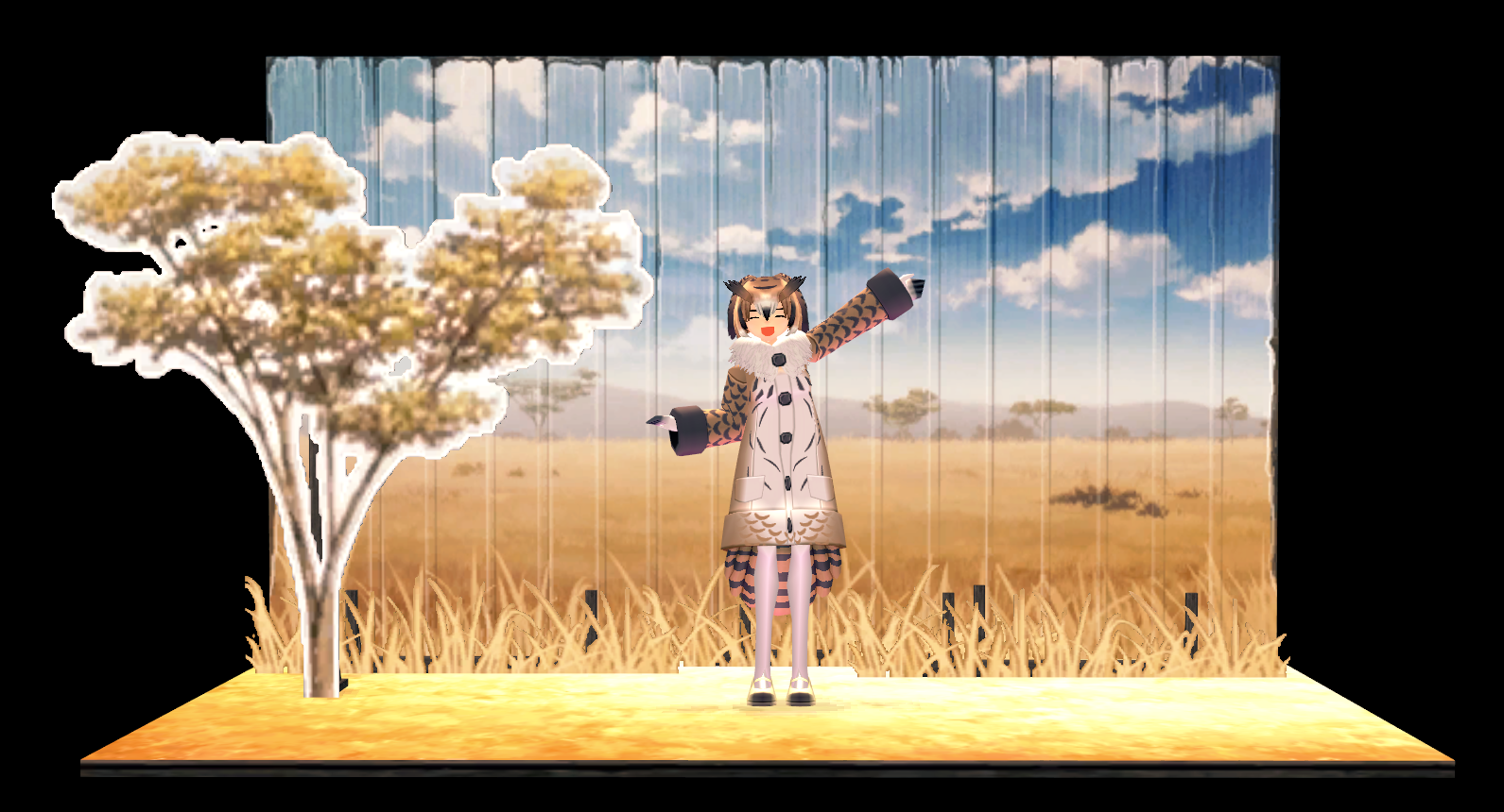 KEMONO FRIENDS X Mabinogi Savanna Studio Set