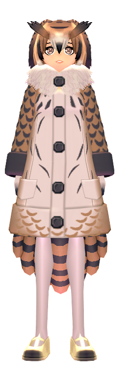 KEMONO FRIENDS X Mabinogi Eurasian Eagle Owl Coat Female