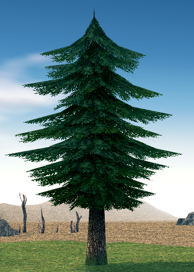 Mabinogi Homestead Harmonious Fir Tree