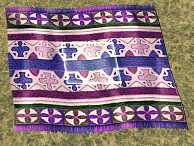 Mabinogi Homestead Elegant Lotus Carpet (Small)