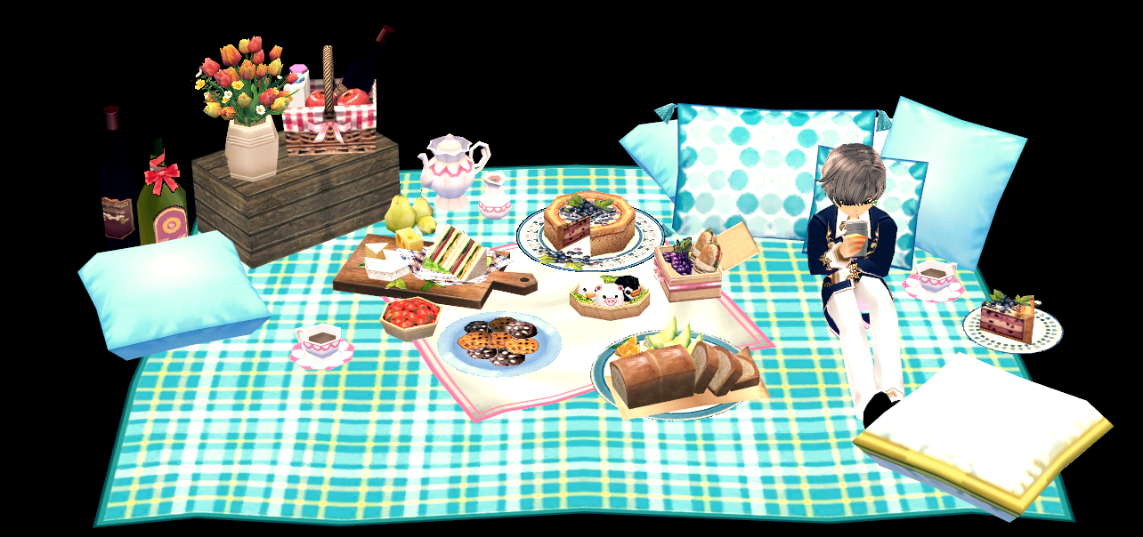 Mabinogi Secret Garden Picnic Set