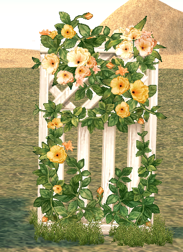 Mabinogi Homestead Secret Garden Ornamented Fence