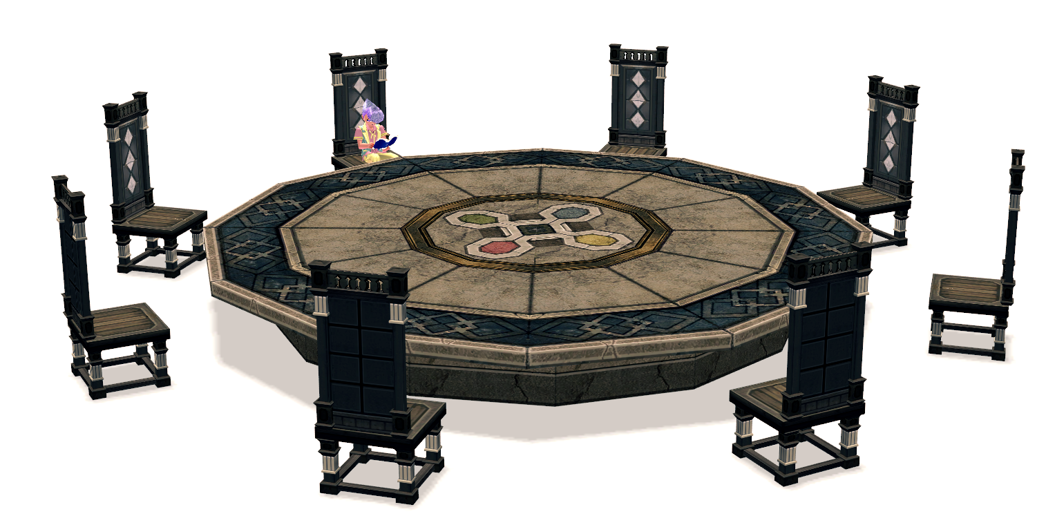 Mabinogi Avalon Supreme Table Set (Seats 8)