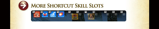 More Shortcut Skill Slots