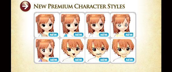 New Premium Character Styles