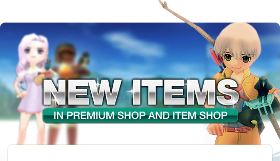 New Items in Premium Shop and Item Shop